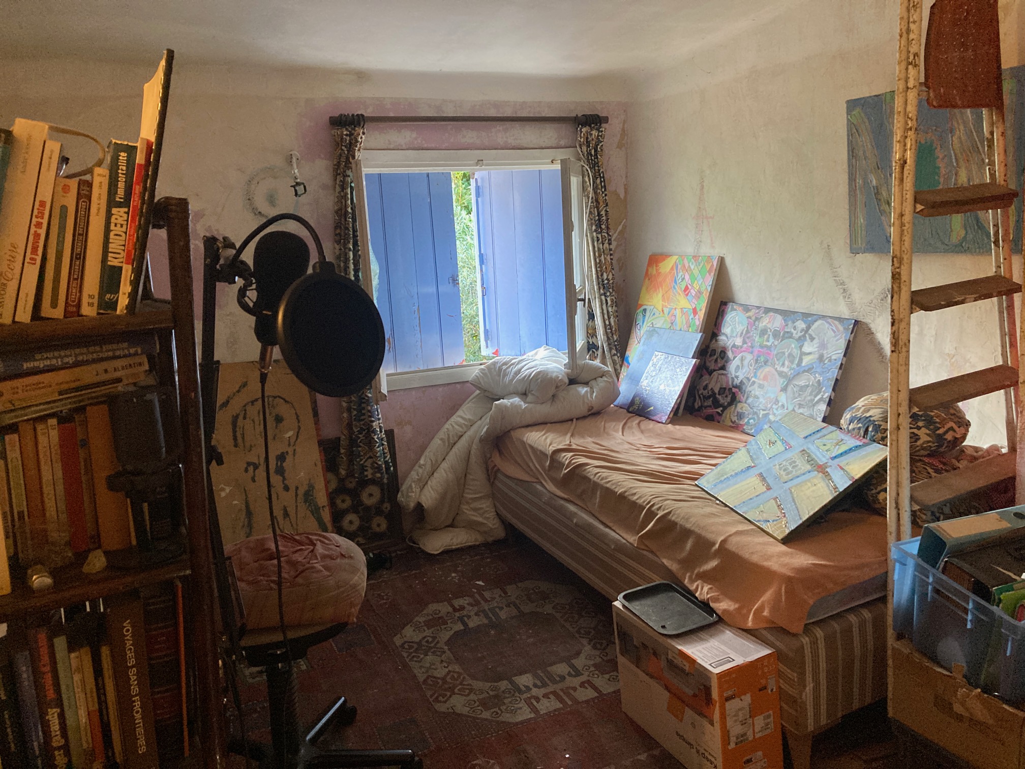 Œuvres installées dans l’atelier
