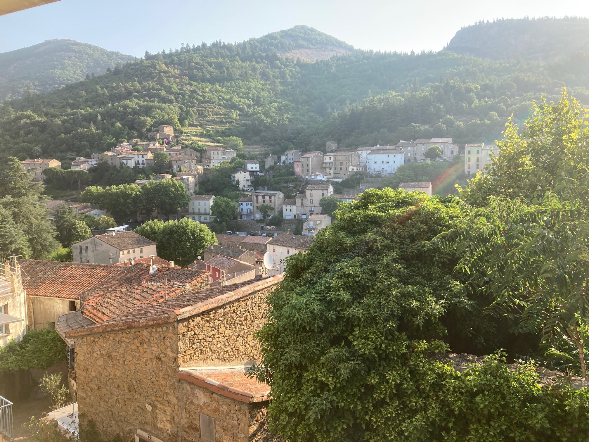 Vue de Graissessac depuis Last House on Hill