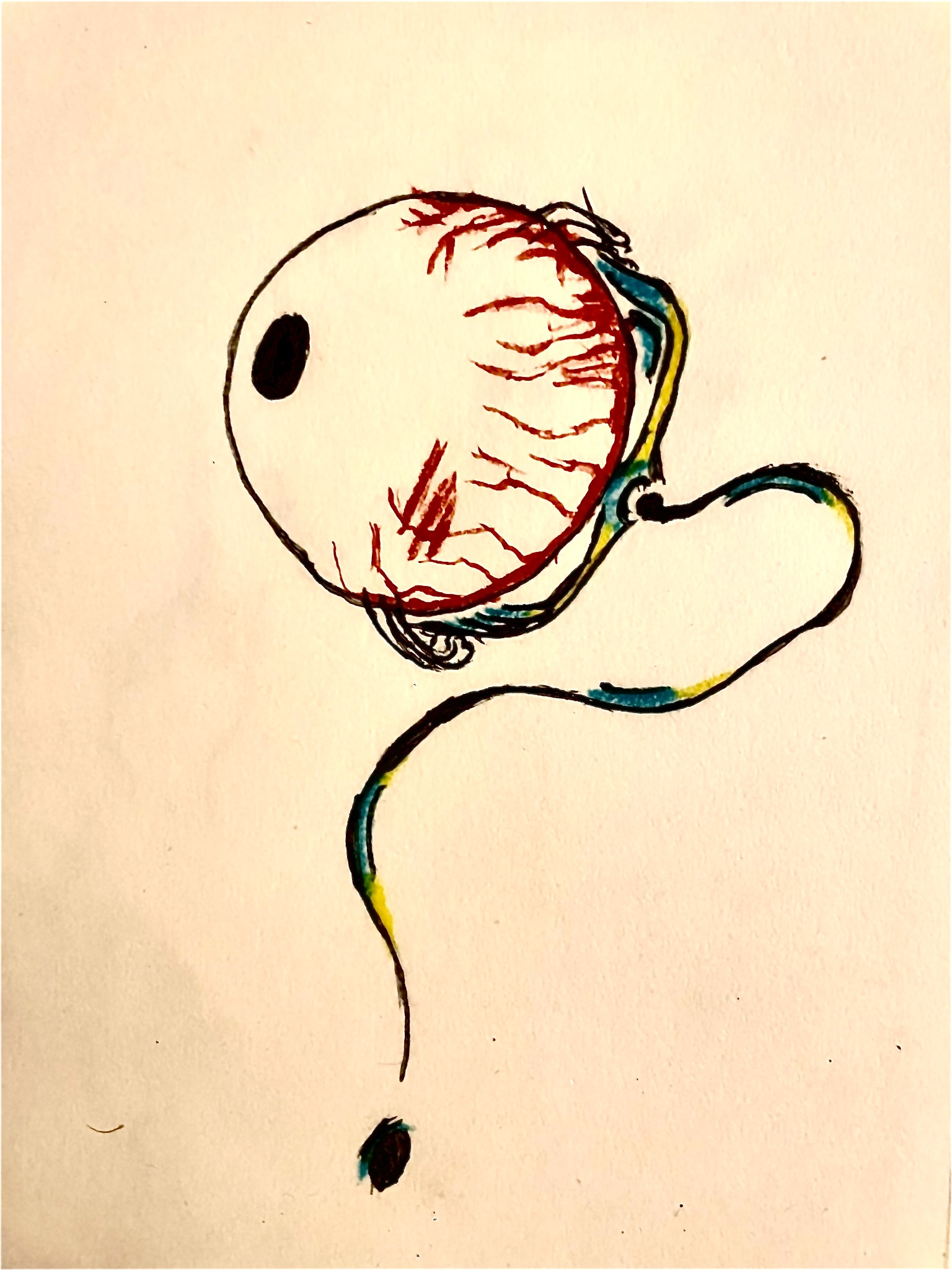 Dessin préparatoire d’Ichabod Slug